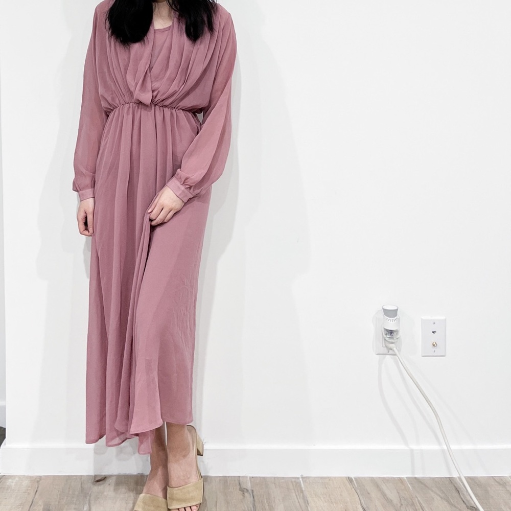 LAST CHANCE MOVING SALE pink long dress